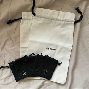 New Mejuri Jewelry Dust Bags